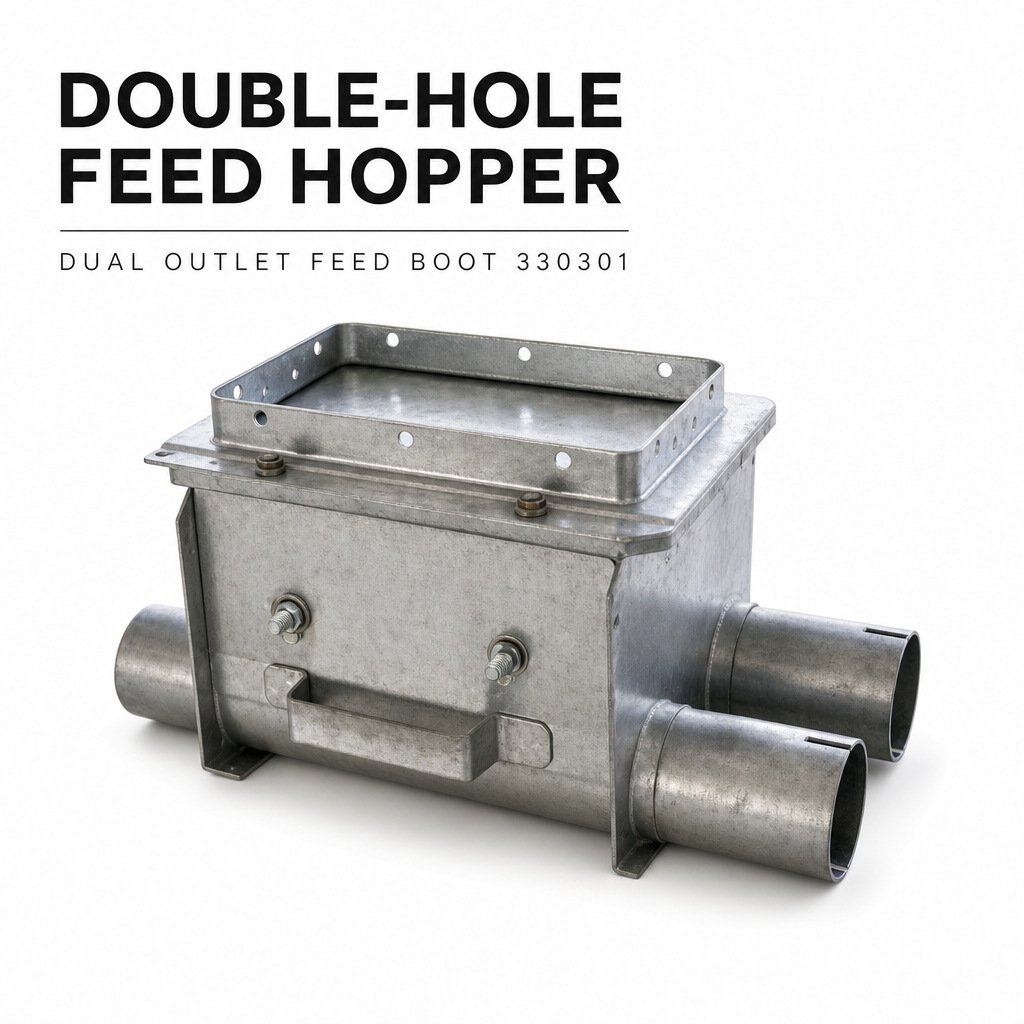 Single- and Twin-Outlet Feed Hopper