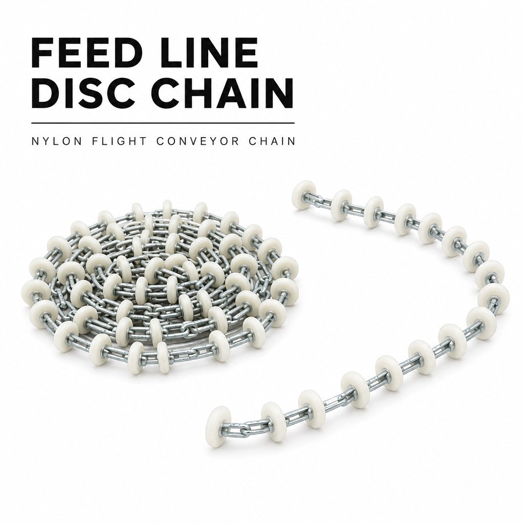 Feed Line Weather Cover and Chain Discs