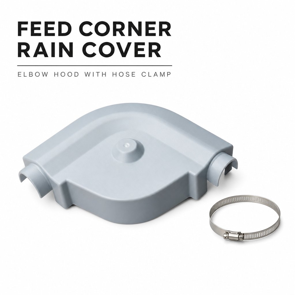 Feed Line Weather Cover and Chain Discs