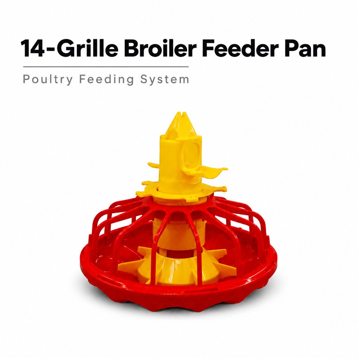 Broiler Feeder Pan