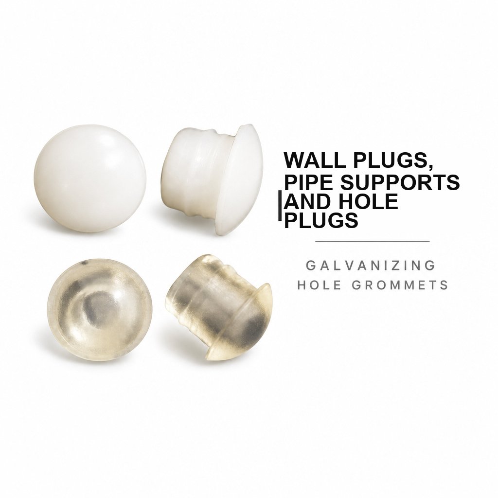 Wall Plugs, Pipe Supports and Hole Plugs
